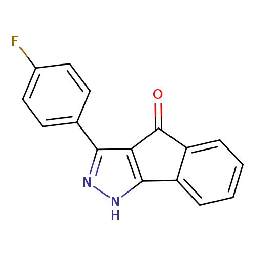 Fc1ccc(cc1)c1n[nH]c2c1C(=O)c1c2cccc1