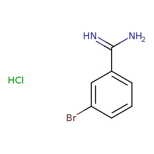 Brc1cccc(c1)C(=N)N.Cl