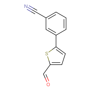 O=Cc1ccc(s1)c1cccc(c1)C#N