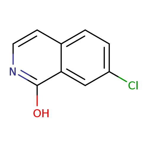 Clc1ccc2c(c1)c(O)ncc2