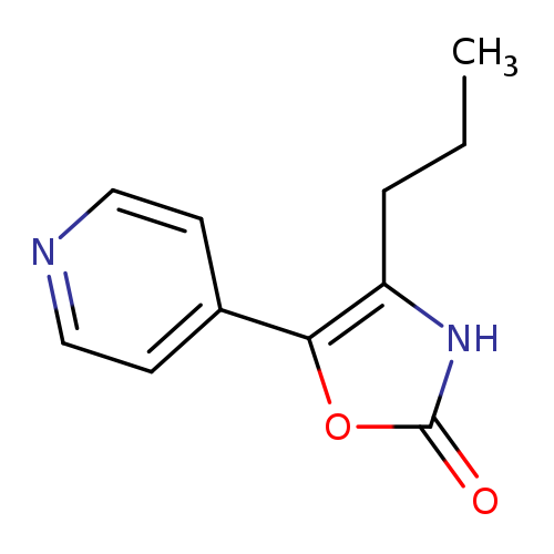 CCCc1[nH]c(=O)oc1c1ccncc1