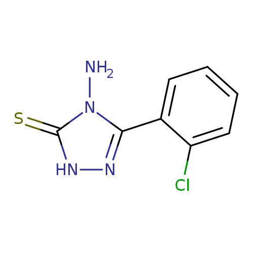 Clc1ccccc1c1n[nH]c(=S)n1N