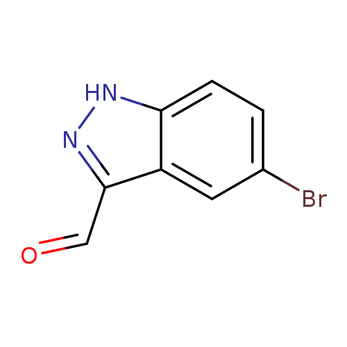 Brc1cc2c(C=O)n[nH]c2cc1