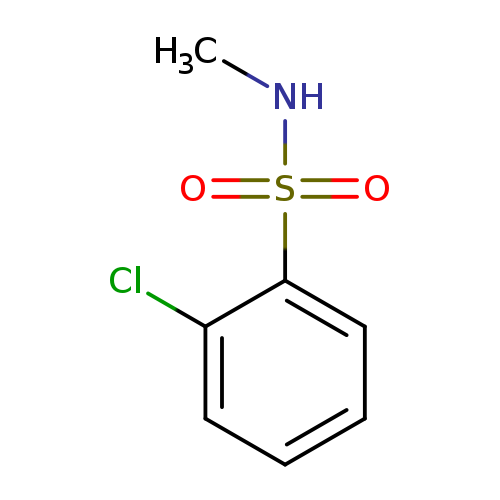 CNS(=O)(=O)c1ccccc1Cl