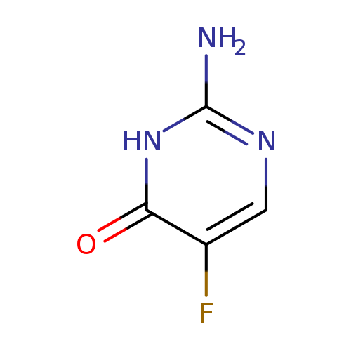 Nc1ncc(c(=O)[nH]1)F