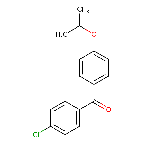 CC(Oc1ccc(cc1)C(=O)c1ccc(cc1)Cl)C