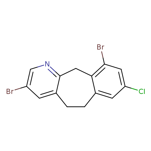 Brc1cnc2c(c1)CCc1c(C2)c(Br)cc(c1)Cl