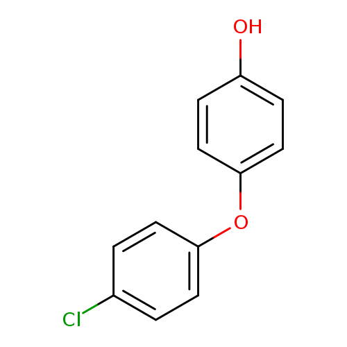 Oc1ccc(cc1)Oc1ccc(cc1)Cl