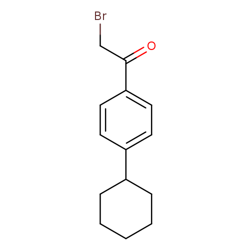 BrCC(=O)c1ccc(cc1)C1CCCCC1