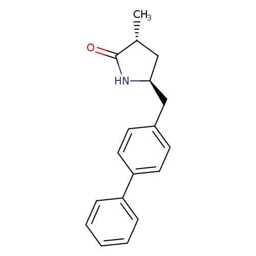 C[C@@H]1C[C@H](NC1=O)Cc1ccc(cc1)c1ccccc1