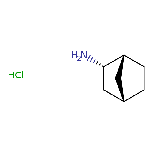 N[C@H]1C[C@@H]2C[C@H]1CC2.Cl