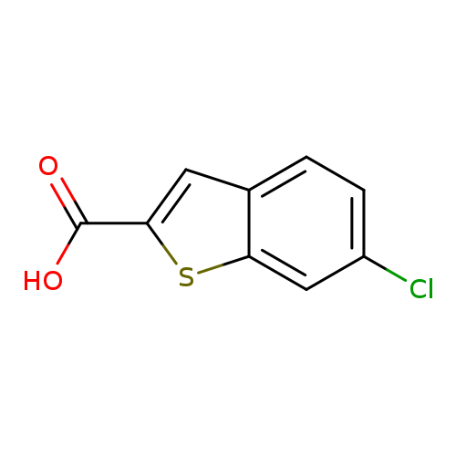 Clc1ccc2c(c1)sc(c2)C(=O)O