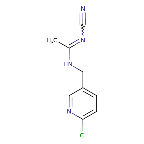N#CN=C(NCc1ccc(nc1)Cl)C