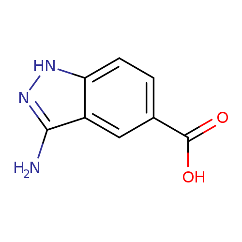 Nc1n[nH]c2c1cc(cc2)C(=O)O