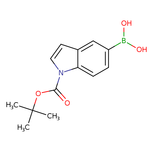 OB(c1ccc2c(c1)ccn2C(=O)OC(C)(C)C)O