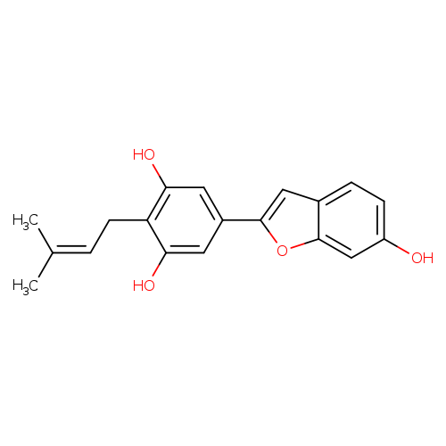 CC(=CCc1c(O)cc(cc1O)c1cc2c(o1)cc(cc2)O)C