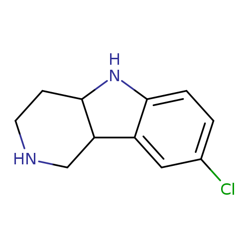 Clc1ccc2c(c1)C1CNCCC1N2