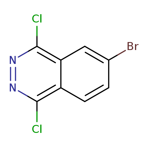 Brc1ccc2c(c1)c(Cl)nnc2Cl