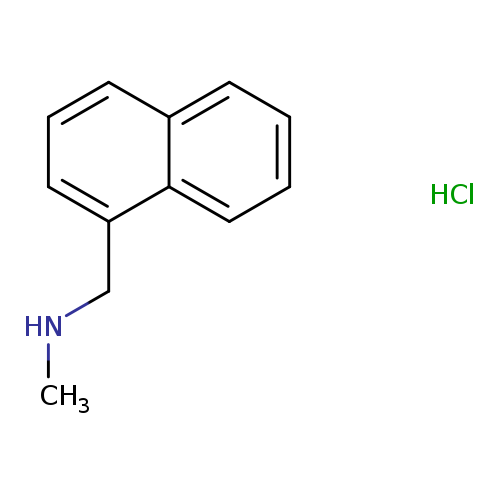 CNCc1cccc2c1cccc2.Cl