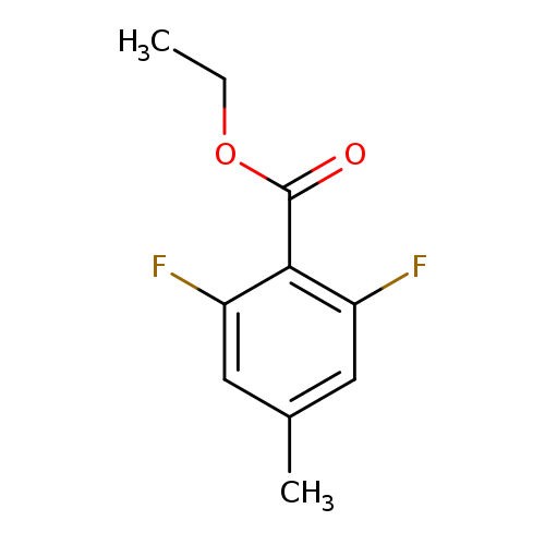 CCOC(=O)c1c(F)cc(cc1F)C
