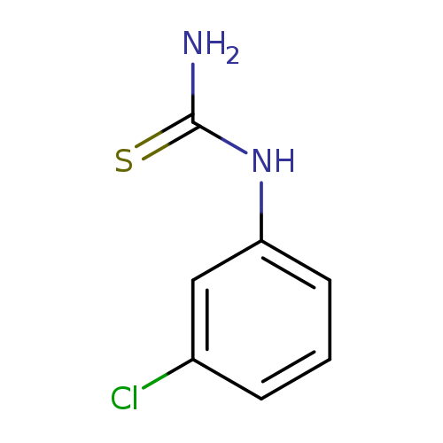 NC(=S)Nc1cccc(c1)Cl