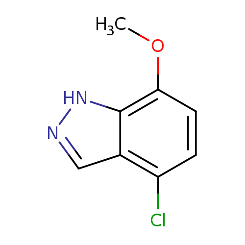 COc1ccc(c2c1[nH]nc2)Cl