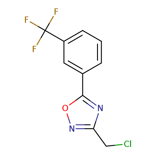 ClCc1noc(n1)c1cccc(c1)C(F)(F)F