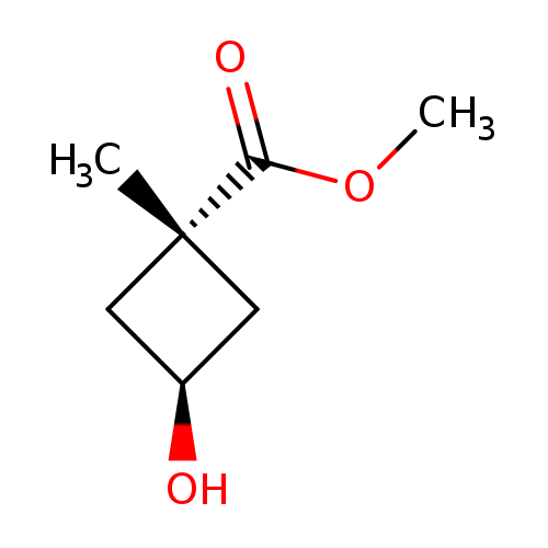 COC(=O)[C@]1(C)C[C@H](C1)O