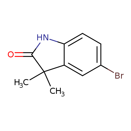 Brc1ccc2c(c1)C(C)(C)C(=O)N2