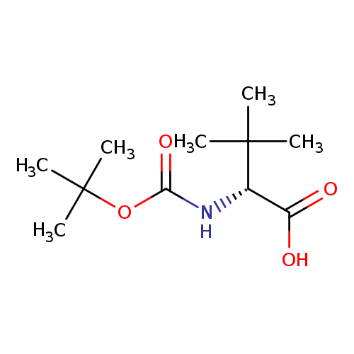 O=C(OC(C)(C)C)N[C@H](C(C)(C)C)C(=O)O