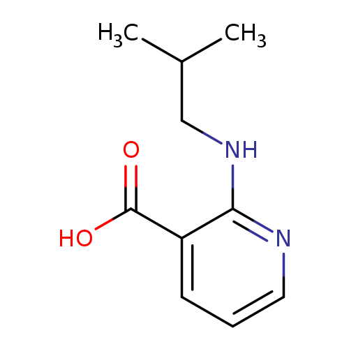 CC(CNc1ncccc1C(=O)O)C