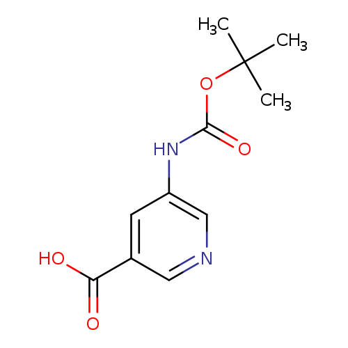 O=C(OC(C)(C)C)Nc1cncc(c1)C(=O)O