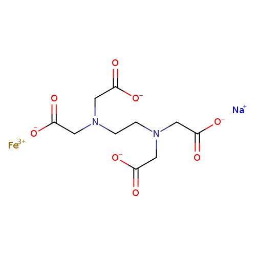 [O-]C(=O)CN(CC(=O)[O-])CCN(CC(=O)[O-])CC(=O)[O-].[Na+].[Fe+3]
