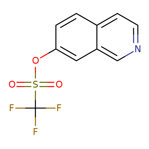 O=S(=O)(C(F)(F)F)Oc1ccc2c(c1)cncc2