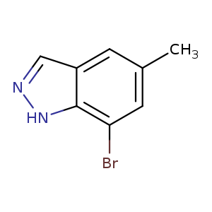 Cc1cc(Br)c2c(c1)cn[nH]2