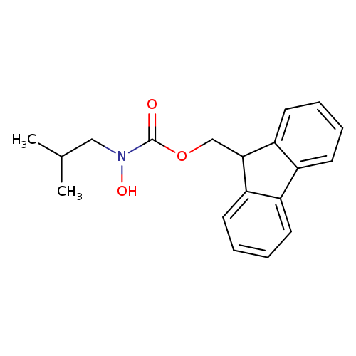 CC(CN(C(=O)OCC1c2ccccc2c2c1cccc2)O)C
