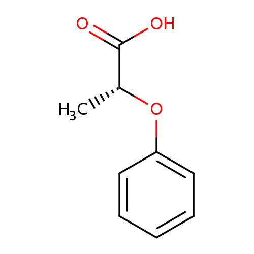 C[C@H](C(=O)O)Oc1ccccc1