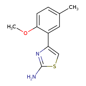 COc1ccc(cc1c1csc(n1)N)C