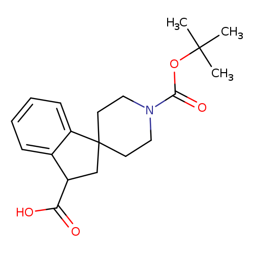 OC(=O)C1CC2(c3c1cccc3)CCN(CC2)C(=O)OC(C)(C)C