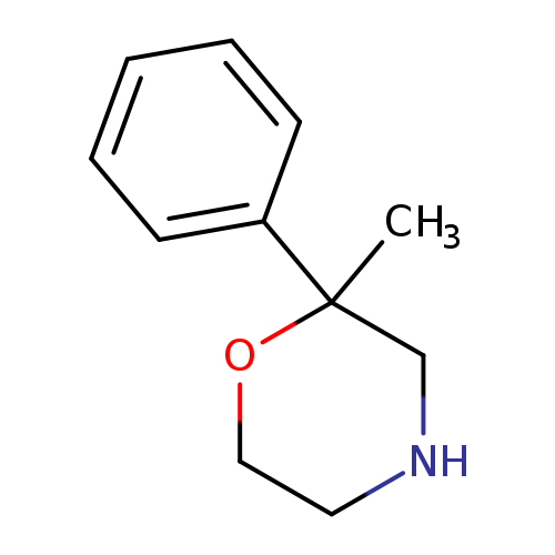 CC1(OCCNC1)c1ccccc1
