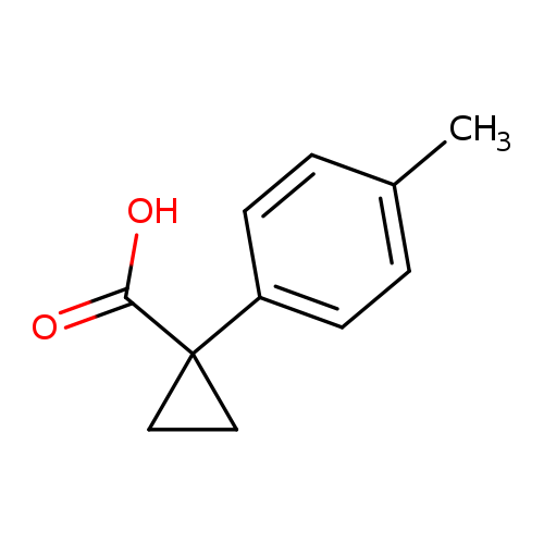 OC(=O)C1(CC1)c1ccc(cc1)C