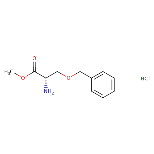 COC(=O)[C@H](COCc1ccccc1)N.Cl
