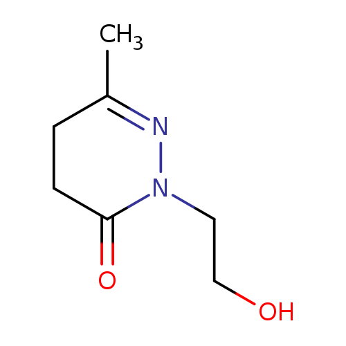 CC1=NN(C(=O)CC1)CCO