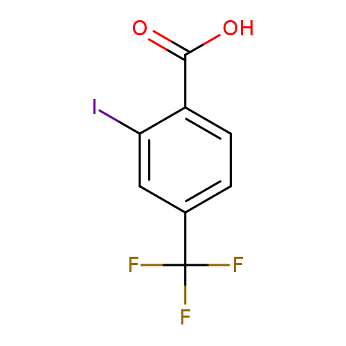 OC(=O)c1ccc(cc1I)C(F)(F)F