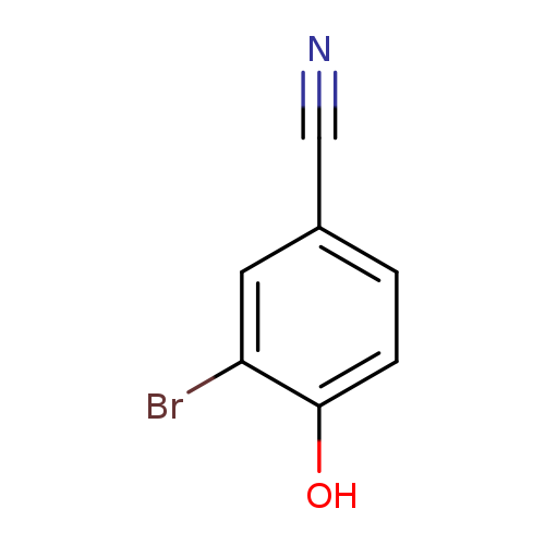 N#Cc1ccc(c(c1)Br)O