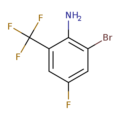 Fc1cc(Br)c(c(c1)C(F)(F)F)N