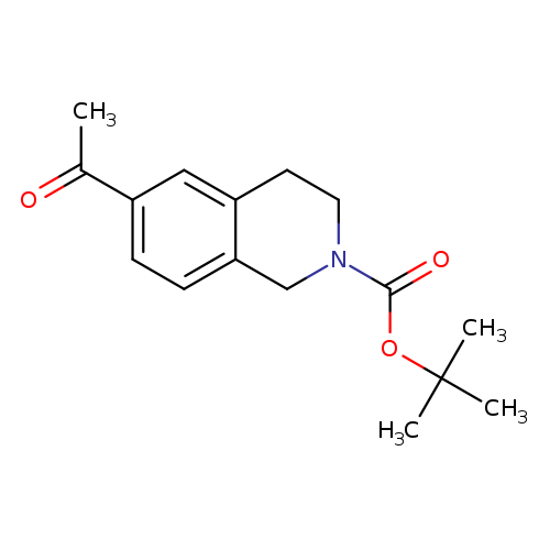 O=C(N1CCc2c(C1)ccc(c2)C(=O)C)OC(C)(C)C