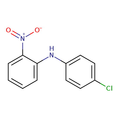 Clc1ccc(cc1)Nc1ccccc1[N+](=O)[O-]