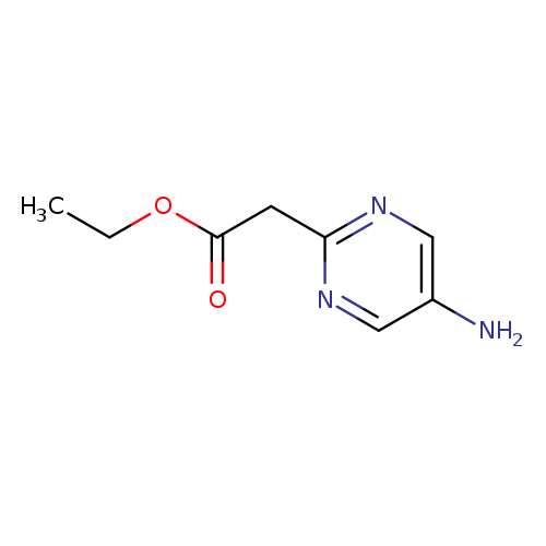 CCOC(=O)Cc1ncc(cn1)N