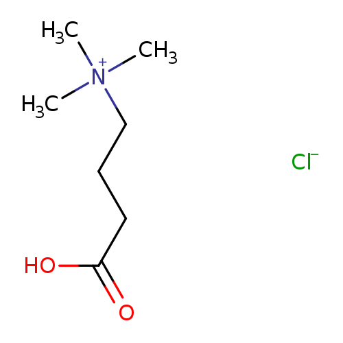 OC(=O)CCC[N+](C)(C)C.[Cl-]